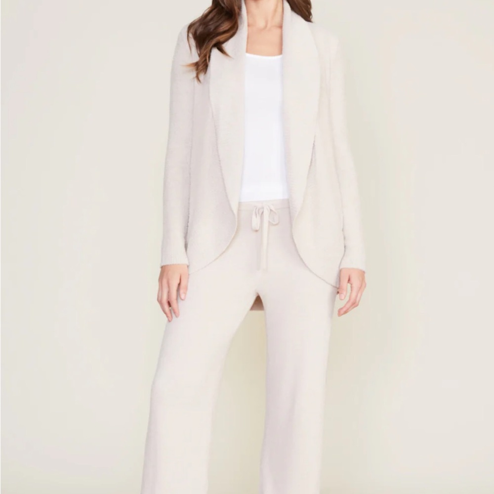 Barefoot dreams cozy chic lite circle cardi in stone